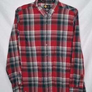 Life is Good Button Front Shirt Large